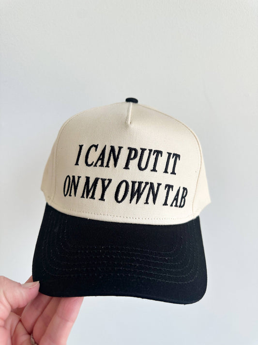 I Can Put It On My Own Tab Trucker Hat