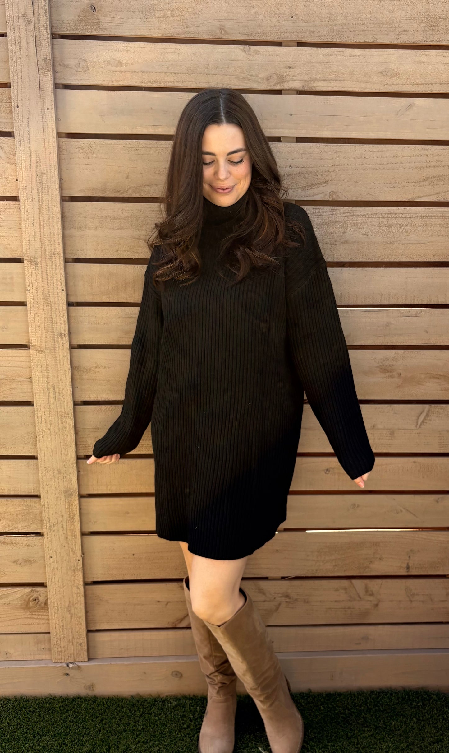 Midnight Eve Sweater Dress