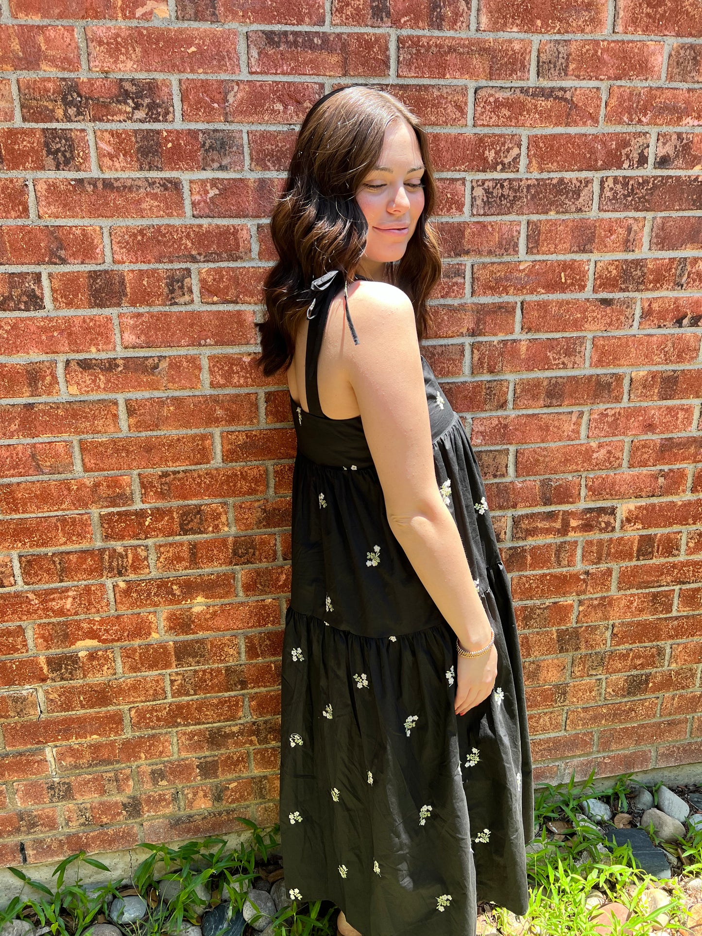 Midnight Floral Dress