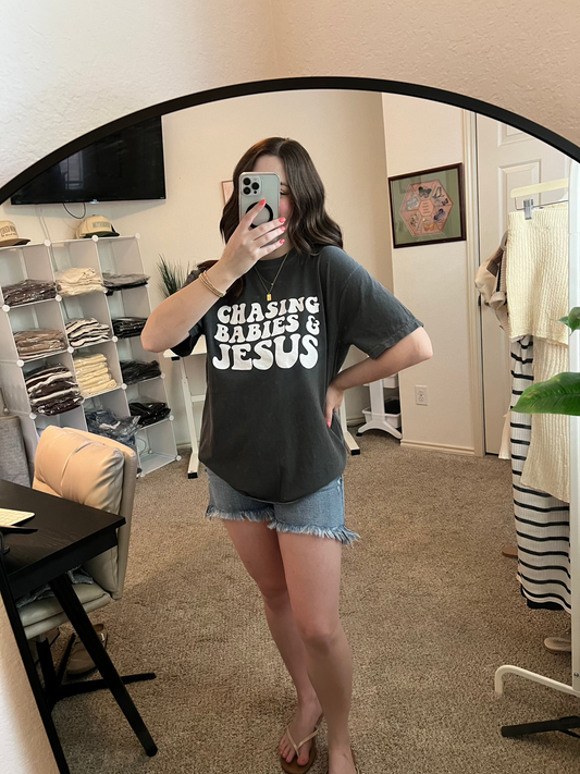 Chasing Babies + Jesus Tee